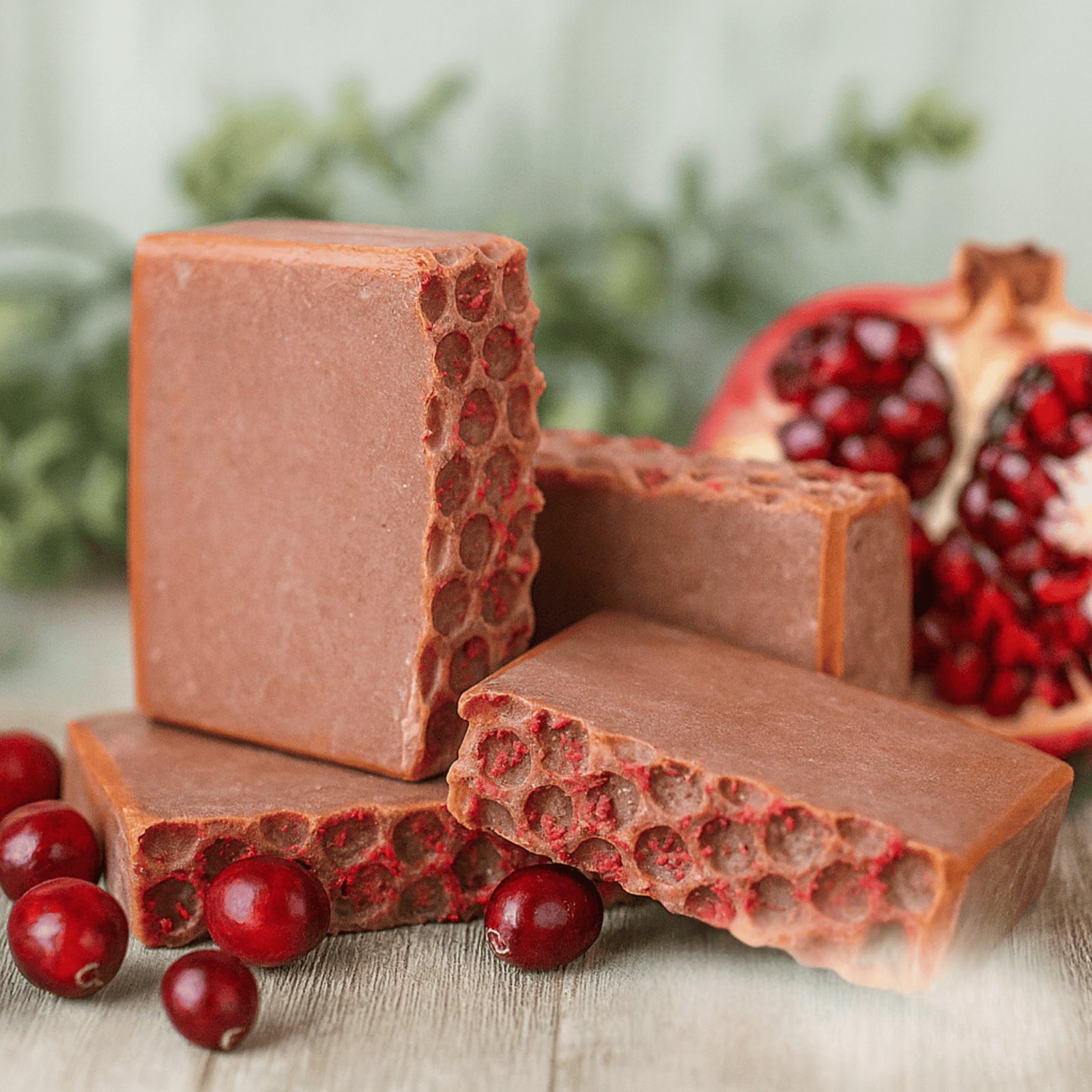 Cranberry Pomegranate Goat Milk Soap